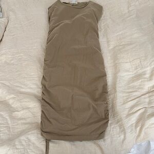 H&M mama maternity dress in tan/taupes size XS